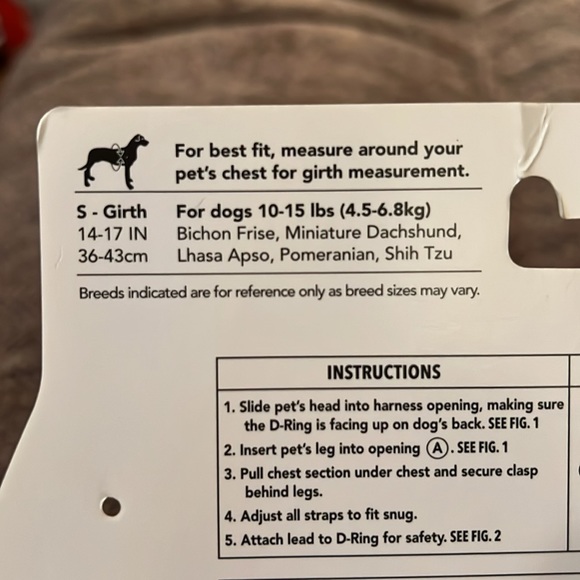 Vibrant Life Puppy/dog Reflective Harness, Small - Picture 4 of 5